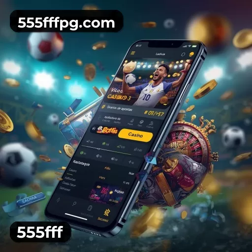 Bônus 555fff com fichas e oferta promocional