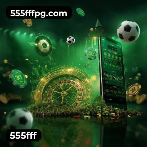 Promoção de bônus 555fff com fichas e moedas